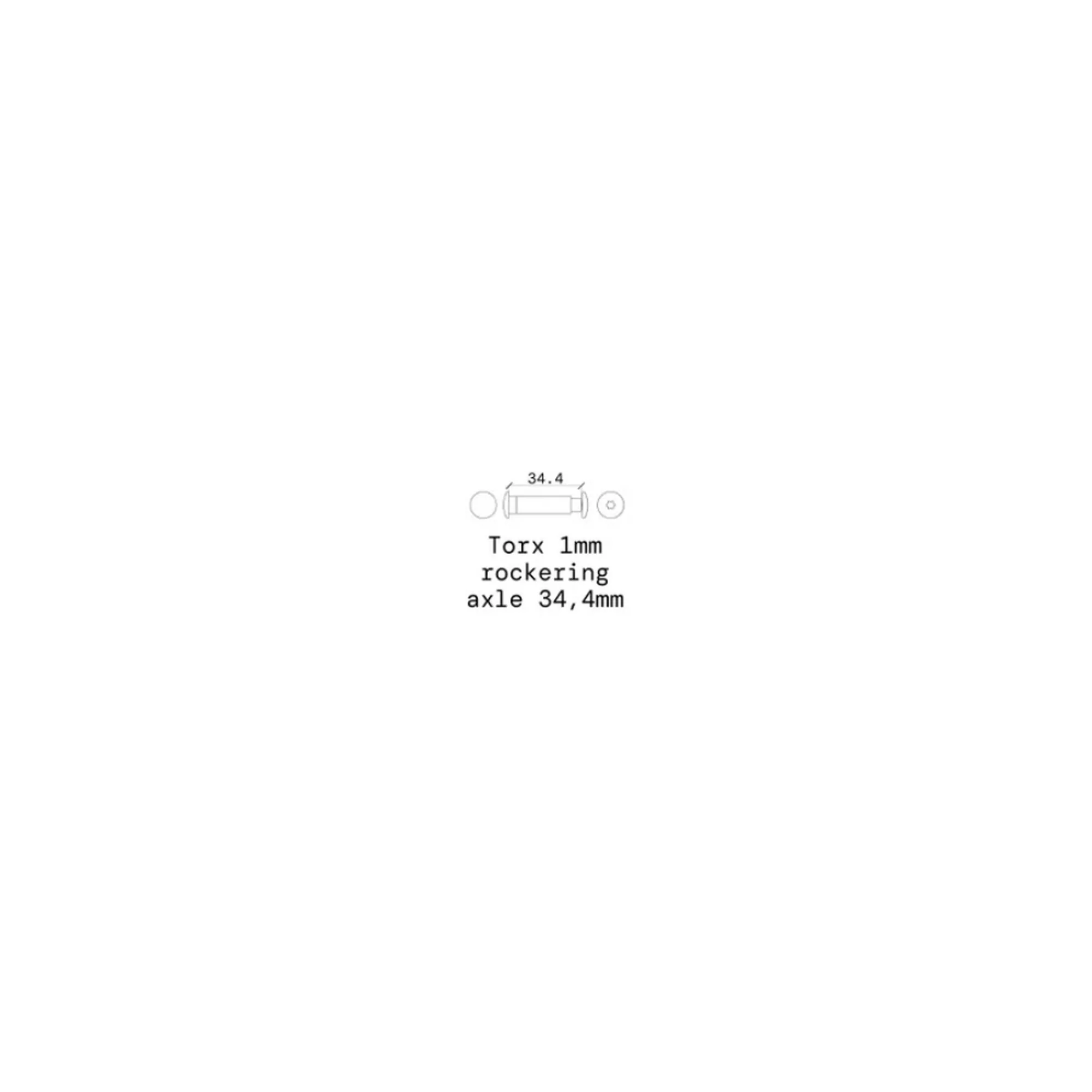 Rocker Axle 1mm - Image 3