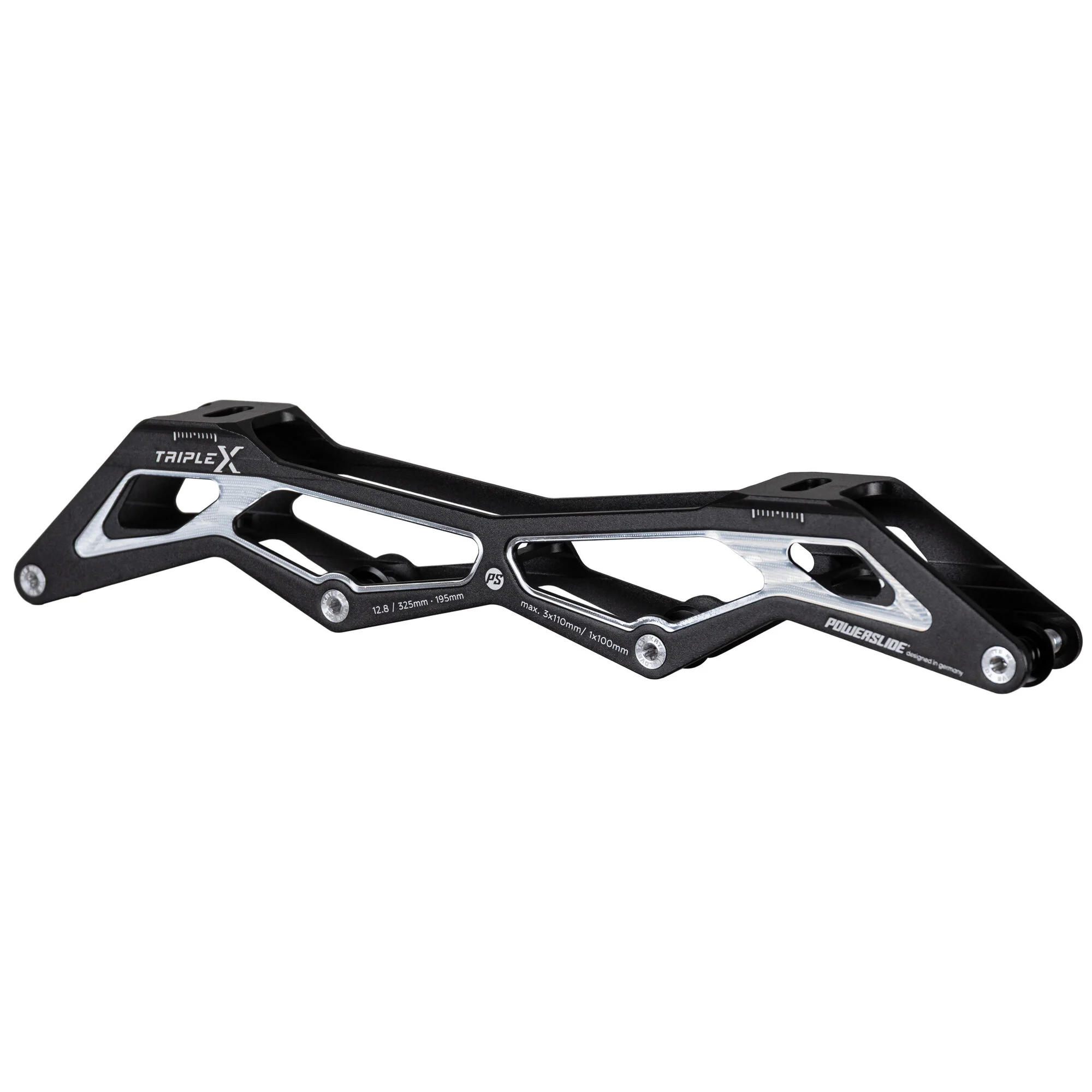 Triple X HILO 12,8" 3x110/1x100, 195 black/silver - Image 2