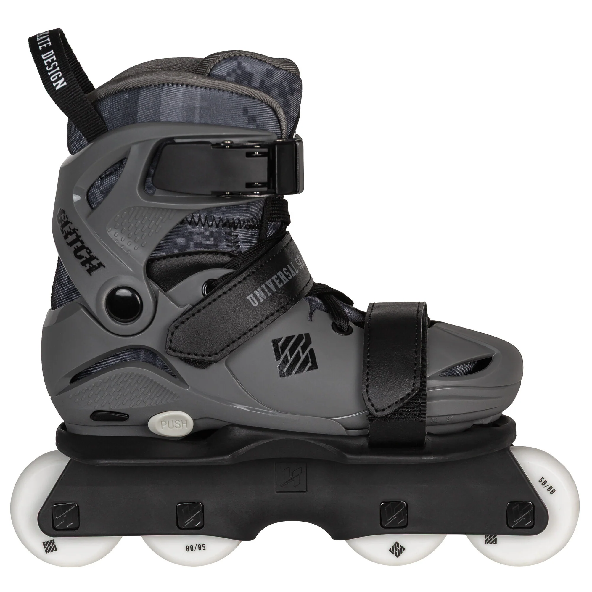 Glitch adj. Grey/Black