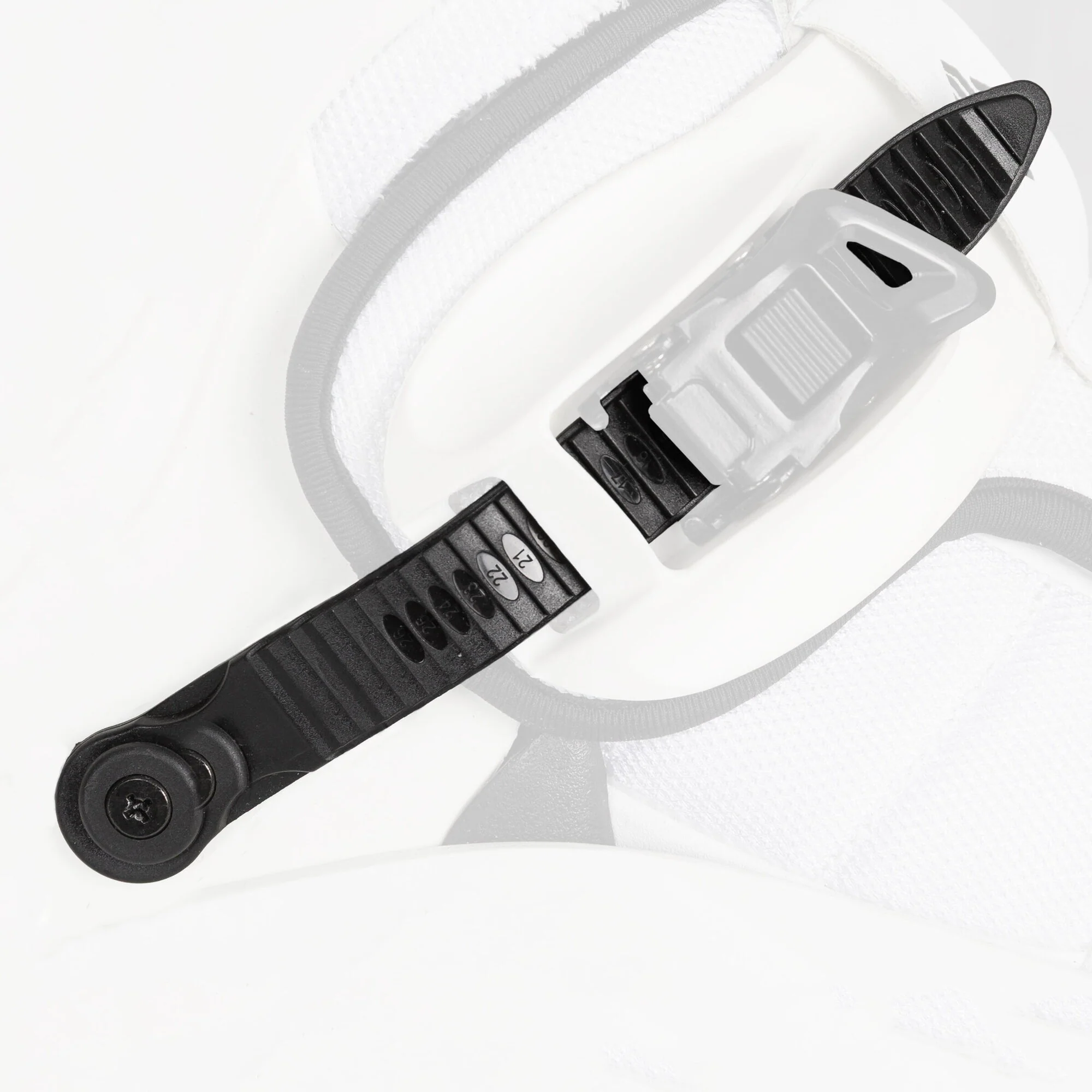 Shadow Ankle Strap 180mm, ratchet, Black